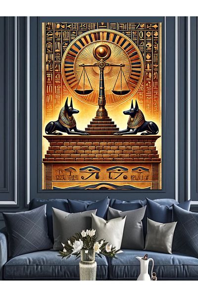Tablomega Imagini Egiptului Antic Pânză Decorativă - Lemn MDF Pictură