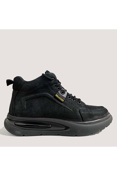 Bulldozer Men's leather casual boot 250114 - black - 42
