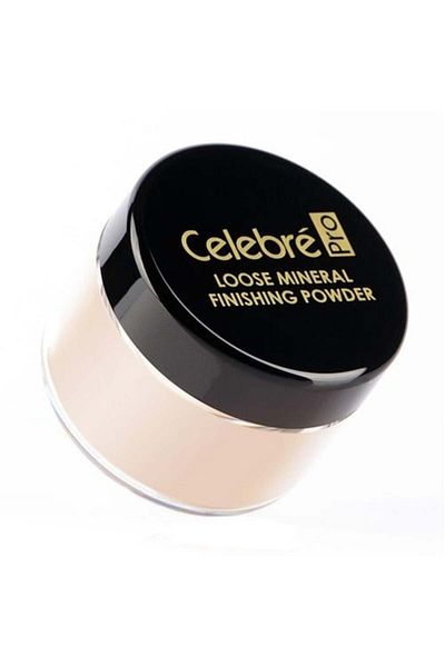 Mehron Pudră minerală ultrafină HD Celebre Pro Pudră minerală de finisare vrac Light/Medium, 12g