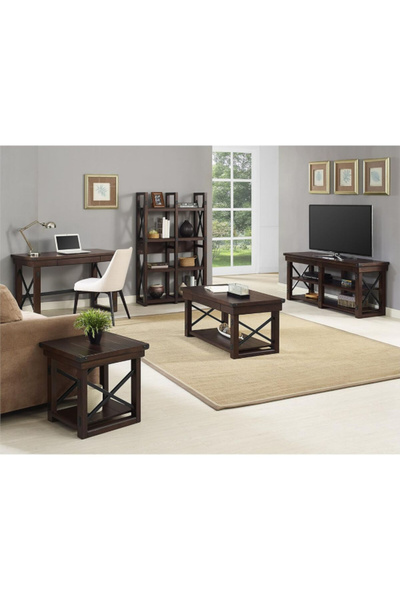 Ameriwood Home Wildwood Wood Veneer Room Divider Bookcase