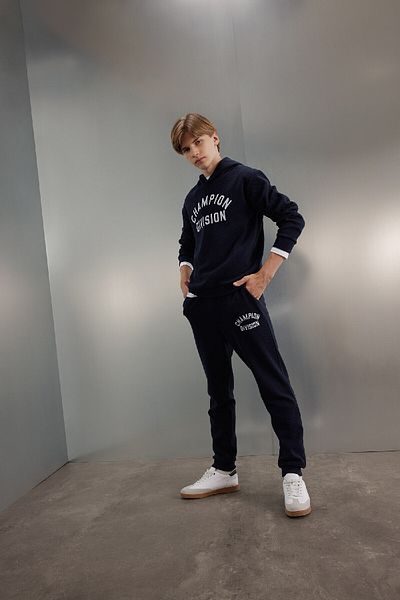 DeFacto Hooded Printed Sweatshirt and Jogger Tracksuit Set for Boys - C8317A824Au