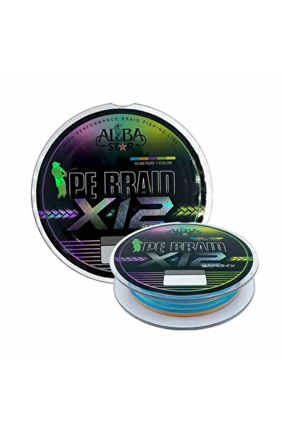 Albastar Carrier 12x Pe Multi Color İp Misina 0,21mm 150mt