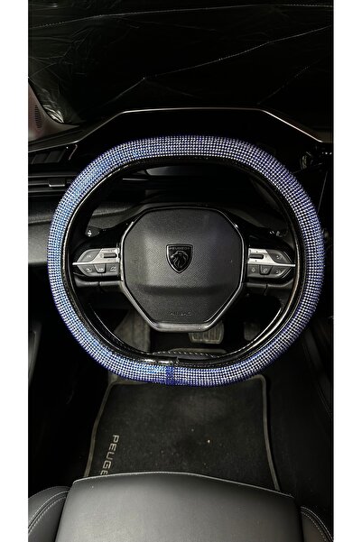 Fox Mavi Taşlı Direksiyon Kılıfı Peugeot Direksiyonlarına Özel Tasarım