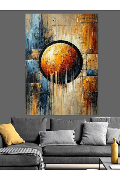 Tablomega Pânză decorativă Abstract Globe Art - Lemn MDF