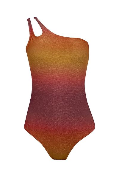 DeFacto Regular Fit Shiny Fabric One Shoulder Badeanzug-fall In Love Z9957az24hs