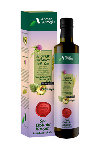 Ahmet Arifoğlu Enginar Devedikeni Pelin Otu Sıvı Ekstraktı 225ml