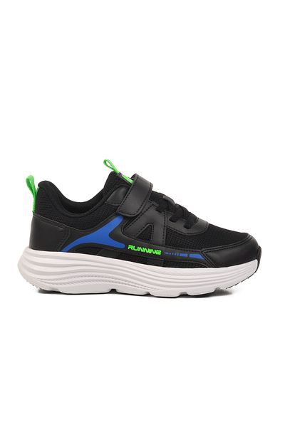 pepino Pantofi sport pentru băieți Black Saks Velcro 1880 F