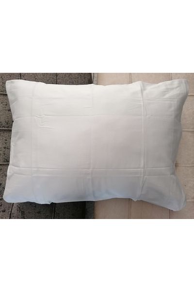 Taç White Crown Printed Cotton Satin Pillow Case Set (2 Pcs 50X70 cm)