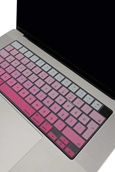 Mcstorey MacBook Kılıf Türkçe‑Q Klavye Koruyucu M5 M4 M3 M2 M1 Silikon Kapak Toz Dökülme Çizilme Karşı Koruma