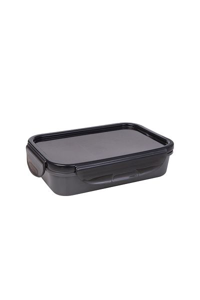 Herevin Gray Color Compartment Storage Container - 15 cm X 21 cm X H: 5.2 cm