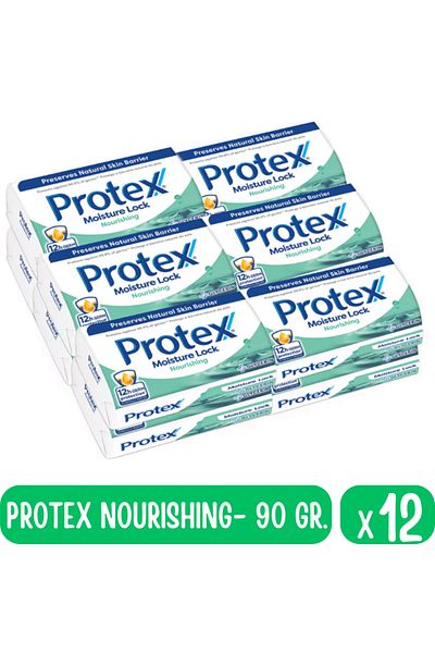 Protex Sapun solid antibacterian Protex Nourishing, 12 buc x 90 gr.