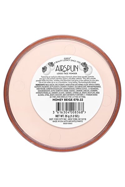 Coty Airspun Loose Face Powder Honey Beige, 35g