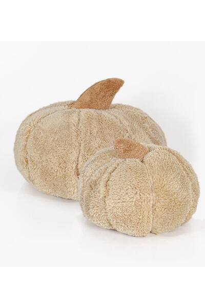 Pandamkee Paptex Decorative 2-Piece Plush Pumpkin Throw Pillow