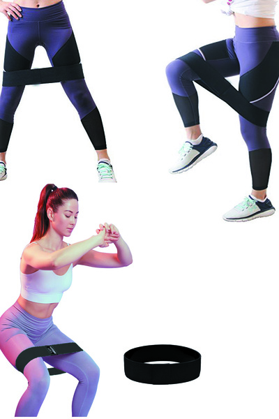 KAŞIKBEY New Squat Band Pilates Yoga Fitnes Hip Resistance Elastic Exercise Rubber Medium Hard Resistance Loop Band