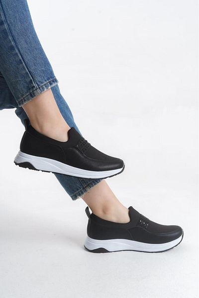 DELSOLERA DEL'SOLERA Adidași casual din piele, fără șireturi, cu talpă groasă