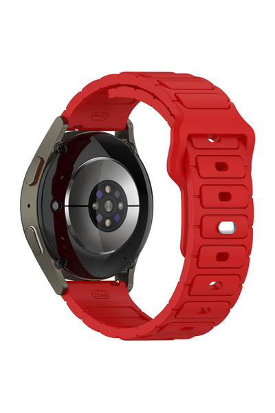 sickossi Huawei Gt2 46mm Scks Krd-132 22mm Silicone Cord Strap Strap - Red