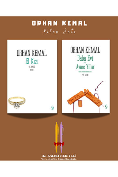 Everest Yayınları El Kızı - Baba Evi - Kitap Seti (2 Kitap) - Orhan Kemal