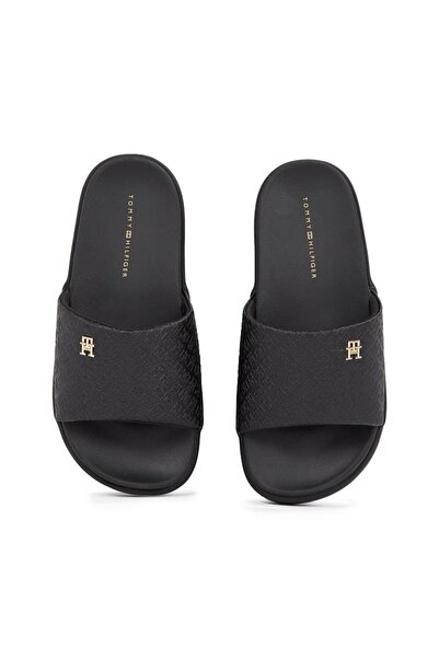 Tommy Hilfiger Kadın PLATFORM MONOGRAM POOLSLIDE Terlik