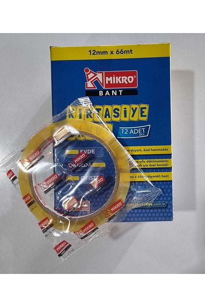 Mikro 12 قطعة شريط 12 مم × 66 متر