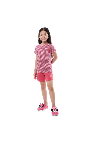 Victor and Jane Girls' PJ Set – Soft Shorts and Top Sleepwear Set 4-5YRS