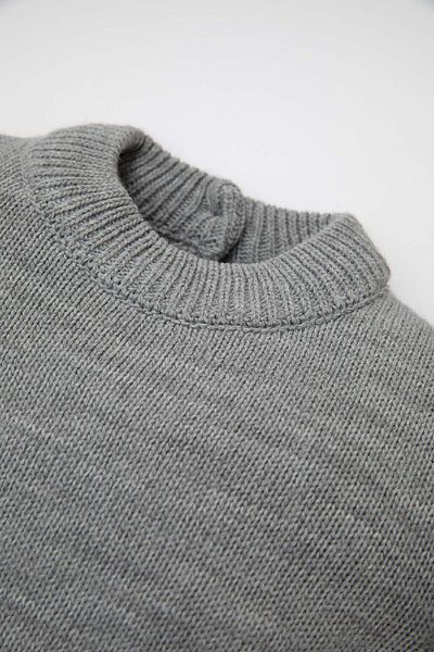 DeFacto Baby-Mädchen-Strickkleid mit halbem Rollkragen und langen Ärmeln C8479a524wn