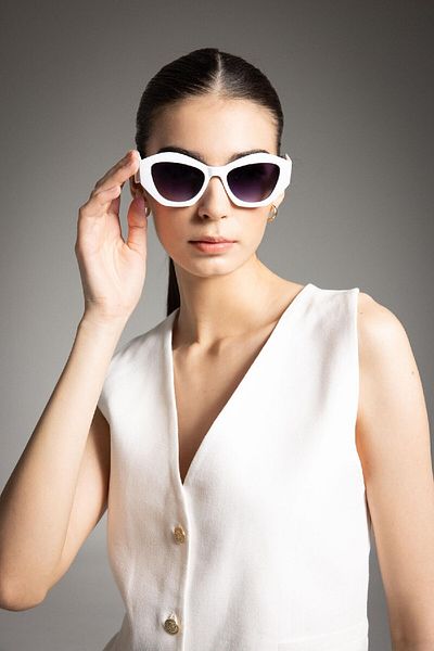 DeFacto Damen-Sonnenbrille mit Katzenmuster - D0988AXNS