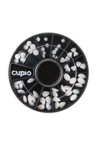 Cupio Carusel mini ornamente albe cu reflexii