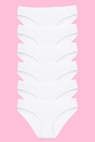 Beyaz Gelincik Underwear Women's Cotton Panties 6 Pack