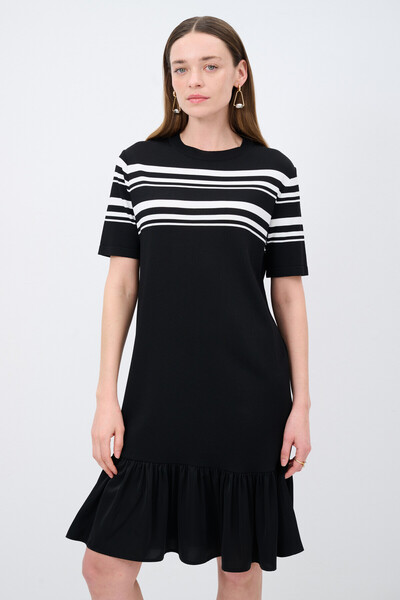 Love My Body Kısa Kollu Triko Elbise