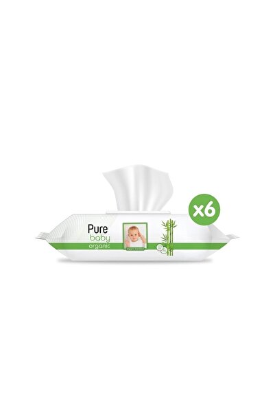 Pure Baby Organic Bamboo Extract Wet Towel 6×90 (540 SHEETS)