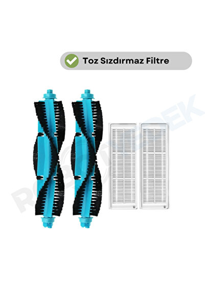 robotyedek Συμβατό με Viomi V3 - Ανταλλακτικό σετ κύριας βάσης, βούρτσας και ...
