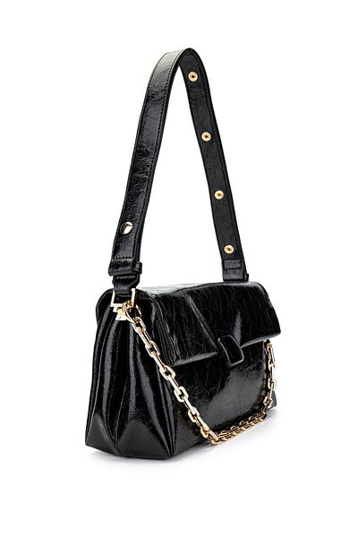 Tamer Tanca Women's Vegan Black Shoulder Bag