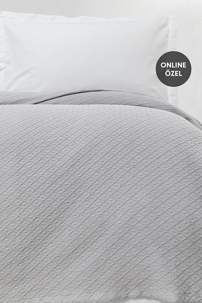 Yataş Kallista Double Cotton Pique - Gray