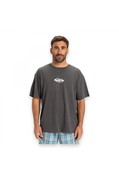 Quiksilver تي شيرت GQ Global Heat Ss باللون الأزرق الداكن للرجال