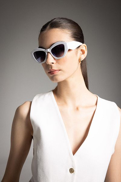 DeFacto Damen-Sonnenbrille mit Katzenmuster - D0988AXNS