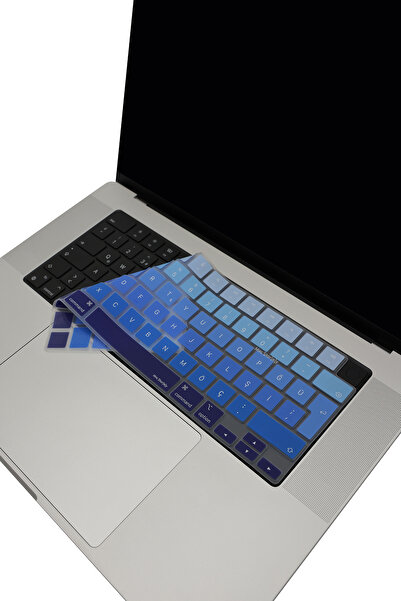 Mcstorey MacBook Klavye Koruyucu Türkçe Q M5 M4 M3 M2 M1 Silikon Kapak Toz Dökülme Çizilme Karşı Koruma