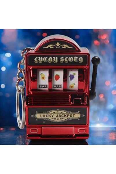 Fivy Slot Machine Keychain, Charm, Flip Sleeve Detailed