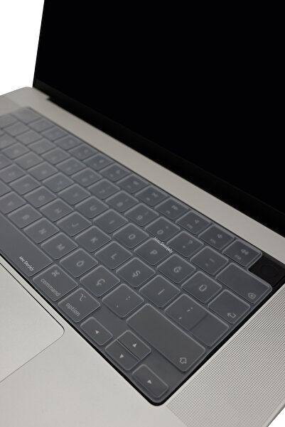 Mcstorey Macbook Kılıf Klavye Koruyucu Air Pro M1-m2-m3-m4 Ingilizce Baskı (US-ABD) A2681 A2941 A2442 A2485
