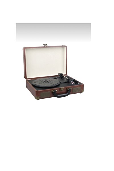 abnturk Vıntage Çanta Pikap Radyo Bluetooth Usb MP3 Çalar Nostalji