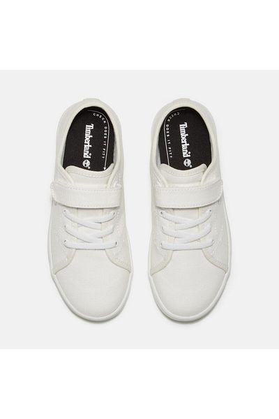 Timberland Pantofi sport pentru copii Skape Park Low Hook & Loop - alb