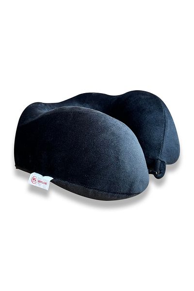 VİSCOHAPPY Professional Orthopedic Black Visco Travel Pillow - Bm 62800024