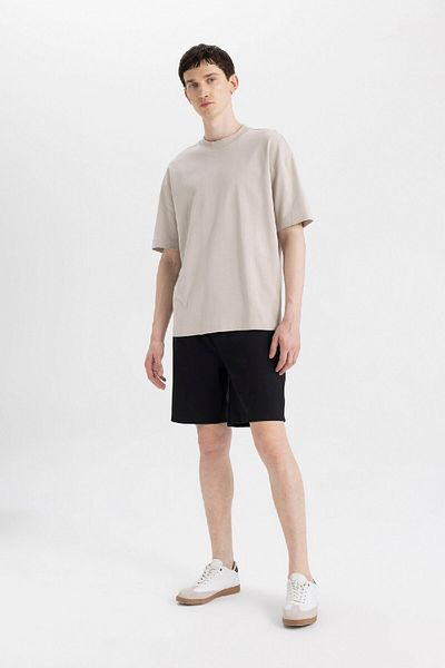 DeFacto Slim Fit Slim Fit Basic ίσιο σορτς με τσέπες με φερμουάρ 24 ετών 801007127