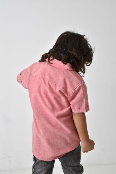 Banadamoda Boy's Short Sleeve Basic Shirt