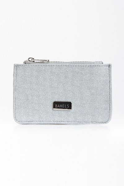 BAHELS Silver Viral Glitter Card Holder Wallet