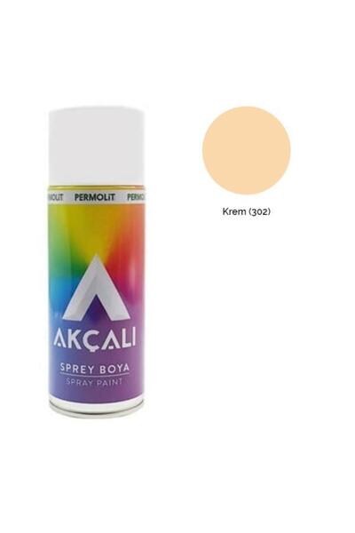 Akçalı Sprey Boya 302 Krem 400 Ml.