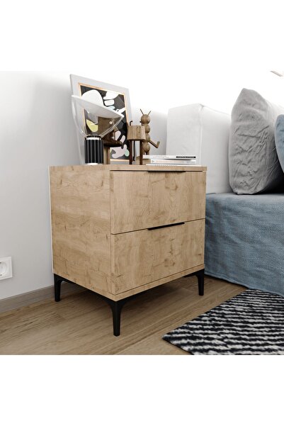 ALONEX HOME Aden 2 Çekmeceli Sepet Komodin
