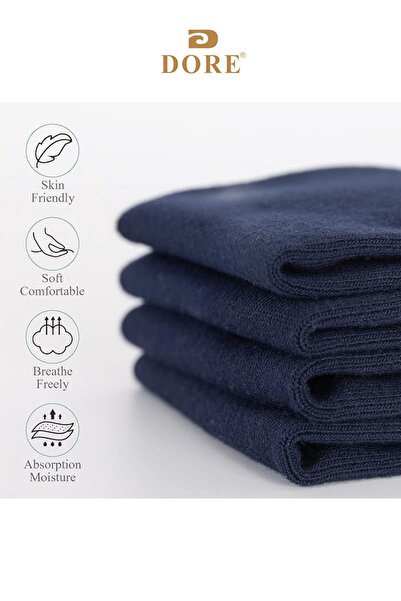 Dore Преміум чоловічі довгі шкарпетки - оригінальні 3 пари без швів, модель з бамбуковим комфортом