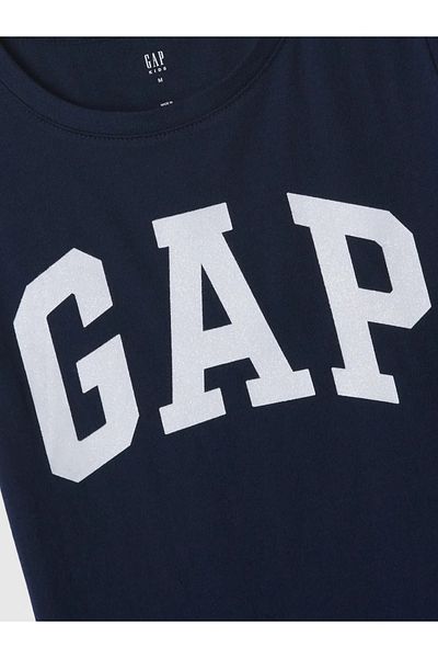 GAP Μπλουζάκι με λογότυπο για κορίτσια Navy Blue Gap