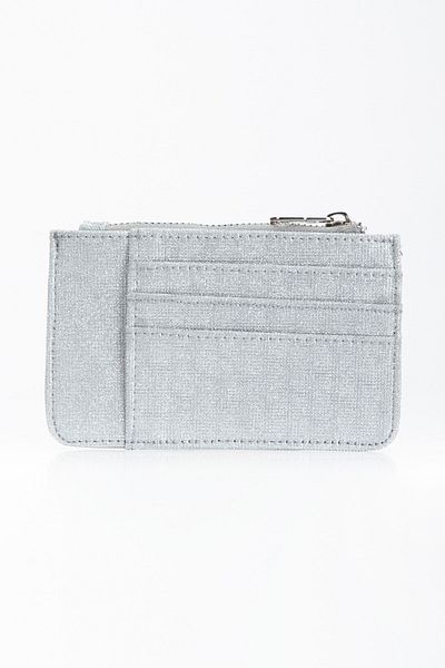 BAHELS Silver Viral Glitter Card Holder Wallet