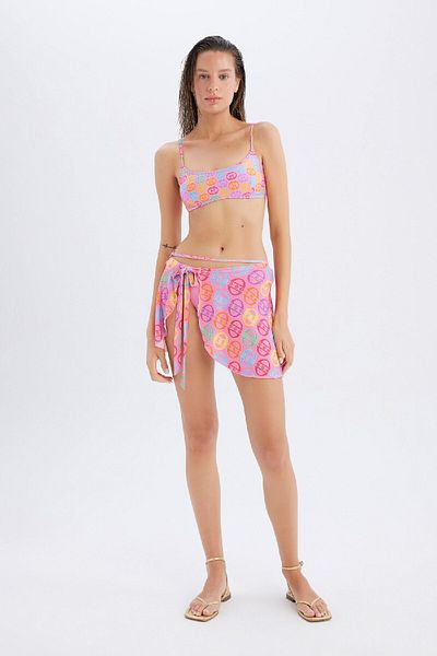 DeFacto DeFacto Patterned Pareo Skirt - Declara C5802AX24HS
